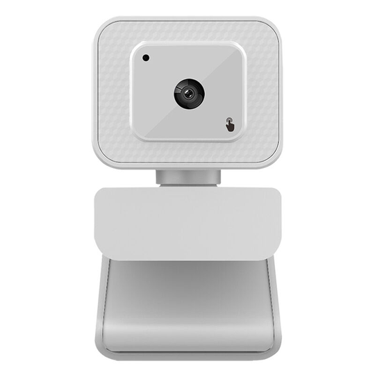 4K usb Webcam Wide Angle Auto Focus 3-level Brightness Adjustment usb Web Camera Built-in Noise Reduction Microphone White