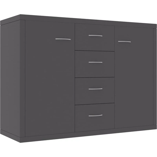 Sideboard Grey 88x30x65 cm Engineered Wood Vidaxl Grey