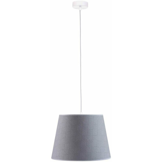 Keter Dexter Dome Pendant Ceiling Light Grey, 38cm, 1x E27