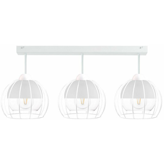 Keter Solo Semi Flush Light White, 60cm, 3x E27
