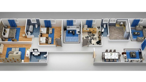 3d plan animation from Revit to 3D max