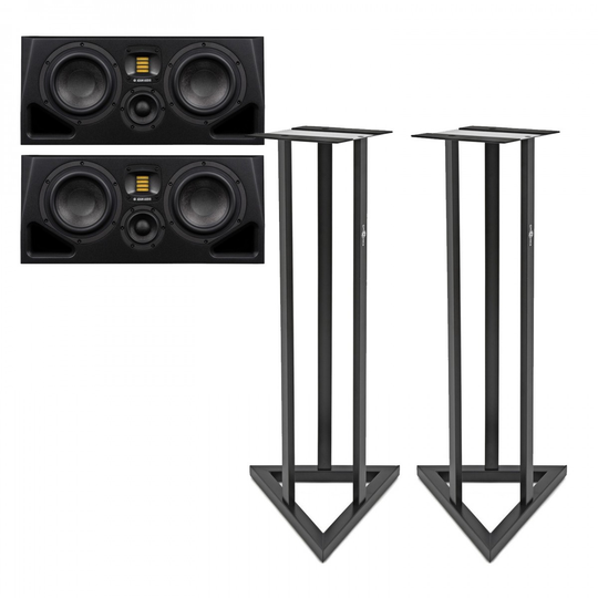 ADAM Audio A77H Active Studio Monitors Includes Stands