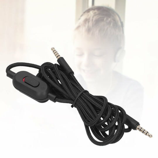 YD - Game Headphone Audio Cable Volume Microphone Control for Logitech G233 G433 gpro gprox