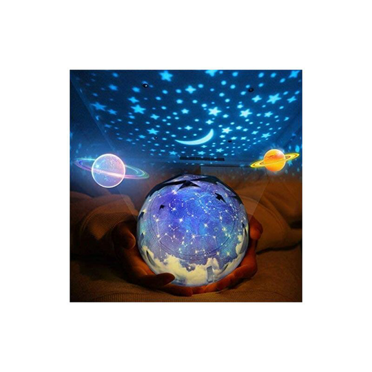 Night Light Star Projection Child Lamp, Romantic Starry Night Universe Projector Light Lamp for Home Party Birthday Decorations Kids Gift Toys