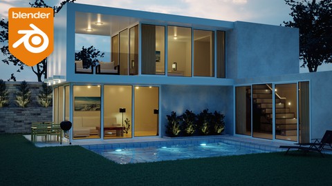 Create & Design a Modern 3D House in Blender