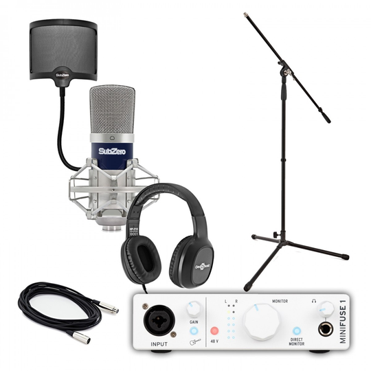 Arturia MiniFuse 1 Vocal Bundle (White)