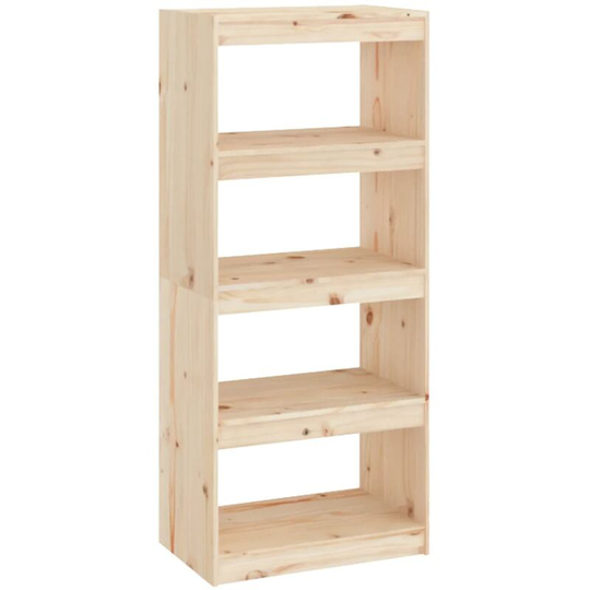 Vidaxl - Book Cabinet/Room Divider 60x30x135.5 cm Solid Wood Pine Brown