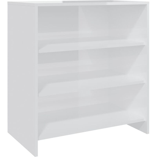 Sideboard High Gloss White 70x40.5x75 cm Engineered Wood Vidaxl White
