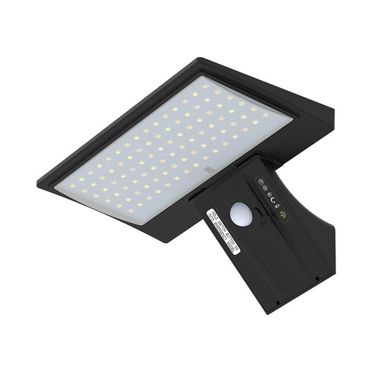 Outdoor Solar Light, 90 LED Outdoor Solar Light with Motion Sensor, 4 Modes Outdoor Waterproof Security Solar Light, 3 Colors Remote Control Wall