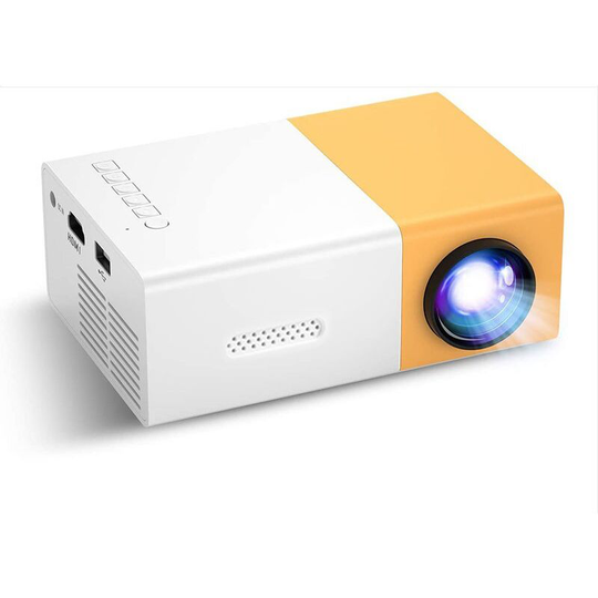 Mini Projector, Portable Cartoon Projector, Girl Boy Gift, led Projector for Home Theater
