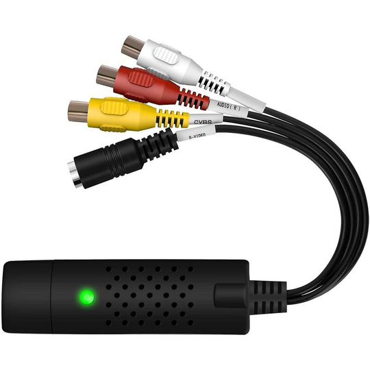 Usb 2.0 Video Capture Card Device Video Grabber One Touch Vhs Vcr Tv To Dvd Converter