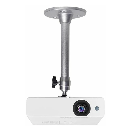 Projector Ceiling Mount, 6.6 lb Load Capacity, 360° Rotation, 90° Tilt Angle, Ceiling and Wall Mount for Mini Projector - Made of Aluminum
