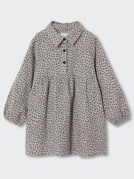 Mango Baby Girls Floral Blouse - Light Blue, Light Blue, Size 9-12 Months