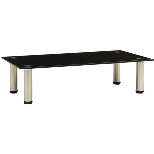 Tv Stand Black 60x35x17 cm Tempered Glass Vidaxl Black