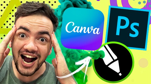 Canva - Design Grfico - Do Zero ao Avanado (3 Cursos em 1)