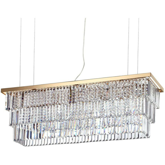 Ideal Lux Lighting - Ideal Lux Martinez - 8 Light Ceiling Pendant Gold