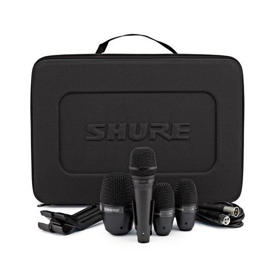 Shure PGADRUMKIT4 Drum Microphone Kit 4 Piece