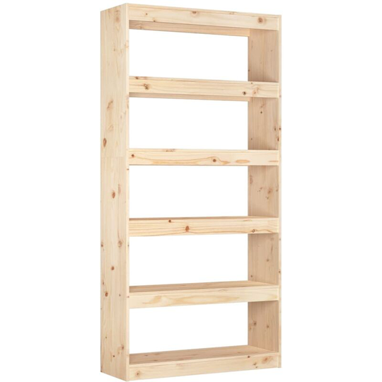 Book Cabinet/Room Divider 80x30x167.4 cm Solid Wood Pine Vidaxl Brown