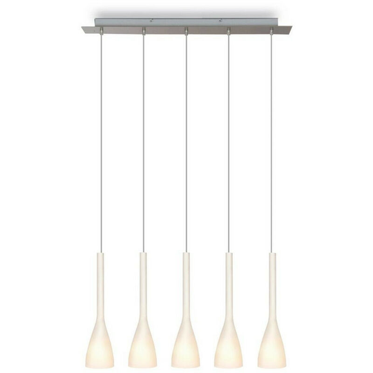 Linea Verdace Vase Straight Bar Pendant Ceiling Light Stainless Steel