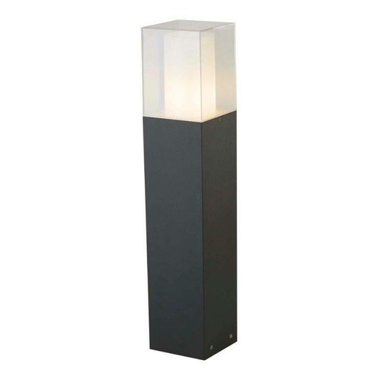 Searchlight Lighting - Searchlight Outdoor - 1 Light Outdoor Bollard Dark Grey, White IP44, E27