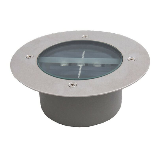 Aougo - Outdoor Solar Light, 4 Pack 3 led Spot Solar Garden Lights, Waterproof IP65, Decorative Lawn Light for Pathway Terrace Garden Driveway