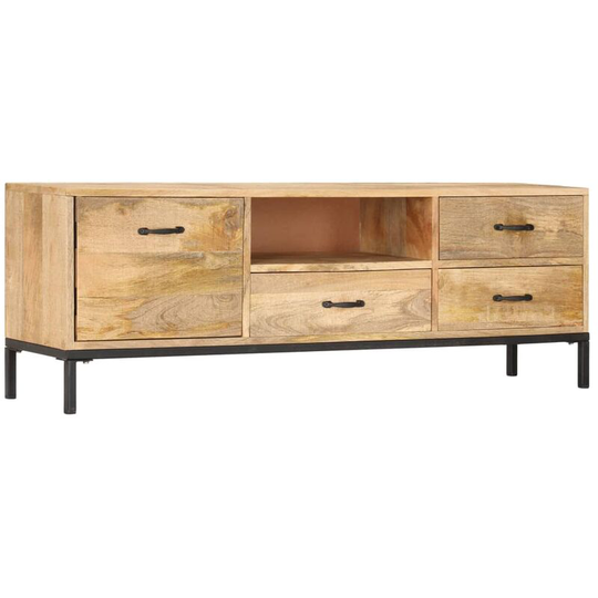 Vidaxl - tv Cabinet 130x30x45 cm Solid Mango Wood Brown