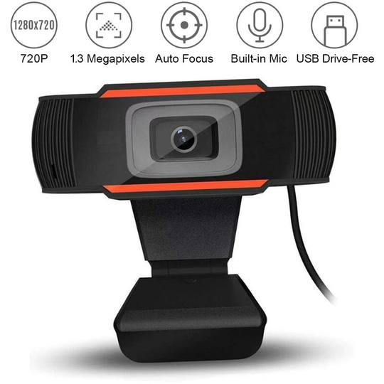 Video Conference Camera 720P hd Webcam Computer Camera with Noise Reduction Microphone - 720P