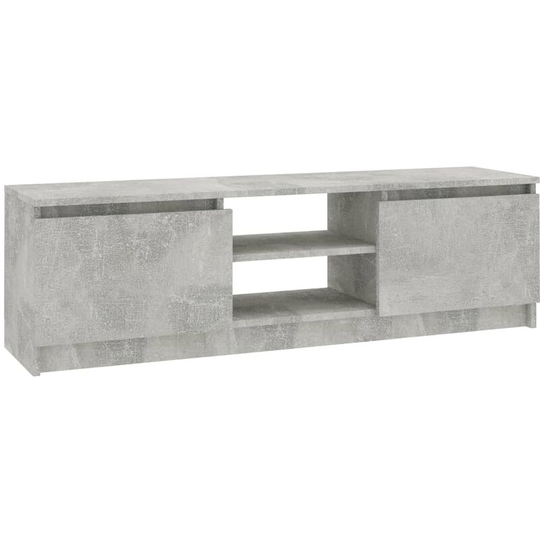 Tv Cabinet Concrete Grey 120x30x35.5 cm Engineered Wood Vidaxl Grey
