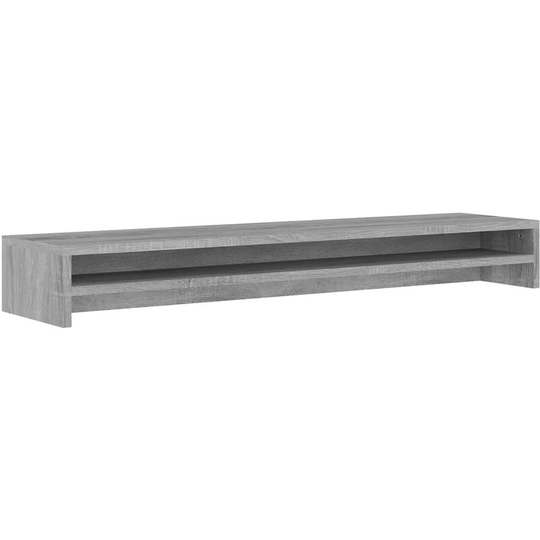 Monitor Stand Grey Sonoma 100x24x13 cm Engineered Wood Vidaxl Grey