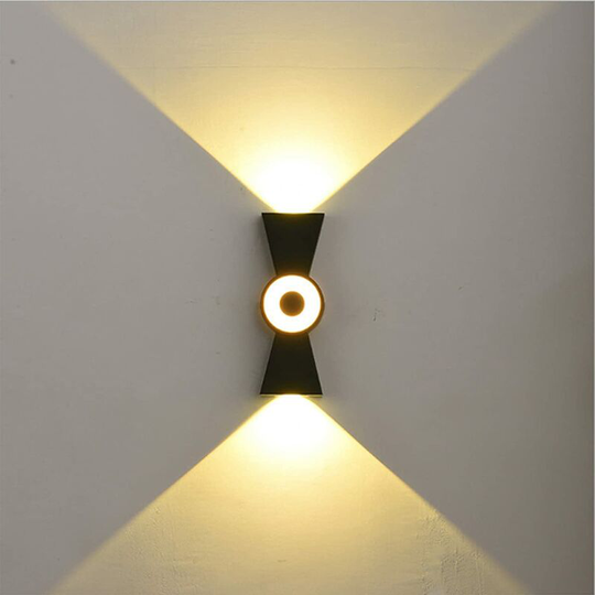 LED Wall Lights 12W Indoor Outdoor Modern Wall Lamp IP66 Waterproof LED Up and Down Wall Lights for Living Room, Bedroom, Bathroom, Hallway - Warm