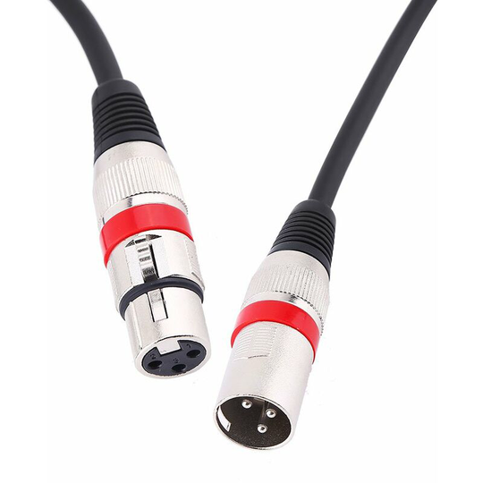 YD - 3Pin xlr Cable Male to Female m/f Audio Cord Shielded Cable For Microphone Mixer 1M