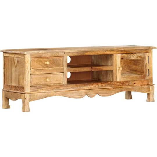 Vidaxl - tv Cabinet 120x30x42 cm Solid Mango Wood Brown
