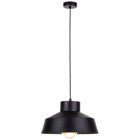 Keter Moon Dome Pendant Ceiling Light Black, 34cm, 1x E27