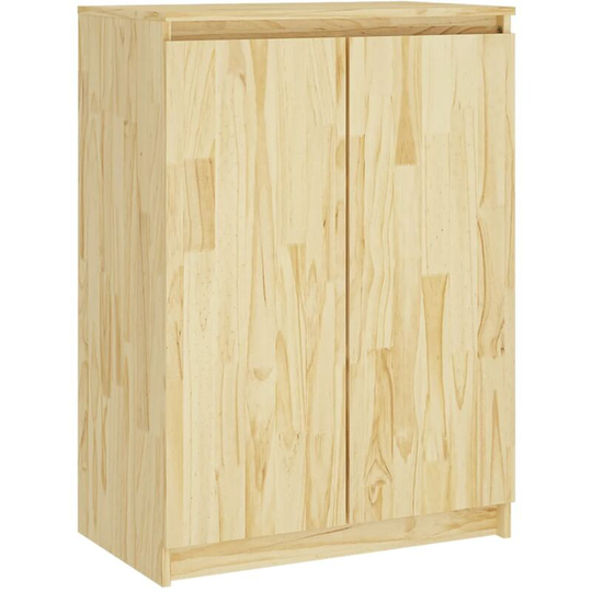 Sideboard 60x36x84 cm Solid Pinewood Vidaxl Brown