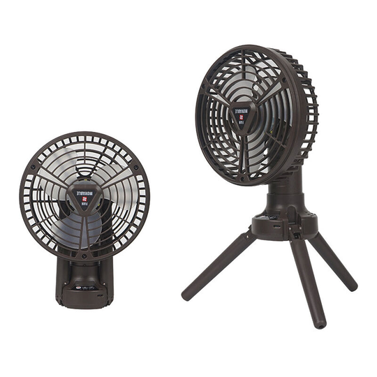 Asupermall - Camping Fans for Tents 10400mAh usb Rechargeable Battery Operated Fans with led Lantern Folding Tripod Cordless Portable Fan for Desk