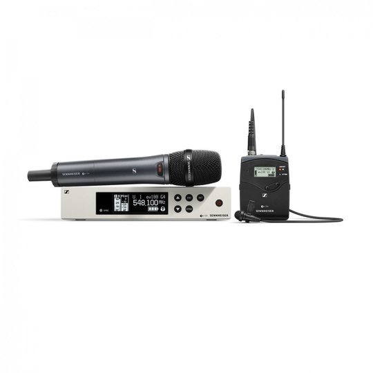 Sennheiser EW 100 G4 Dual Wireless System with ME2 and 835-S A Band
