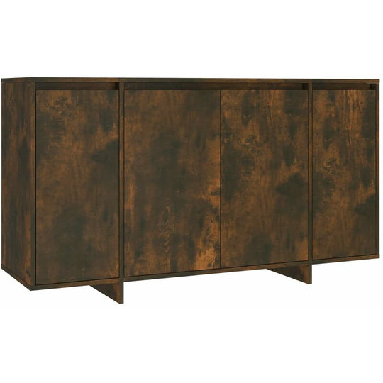 Sideboard Smoked Oak 135x41x75 cm Engineered Wood Vidaxl Brown