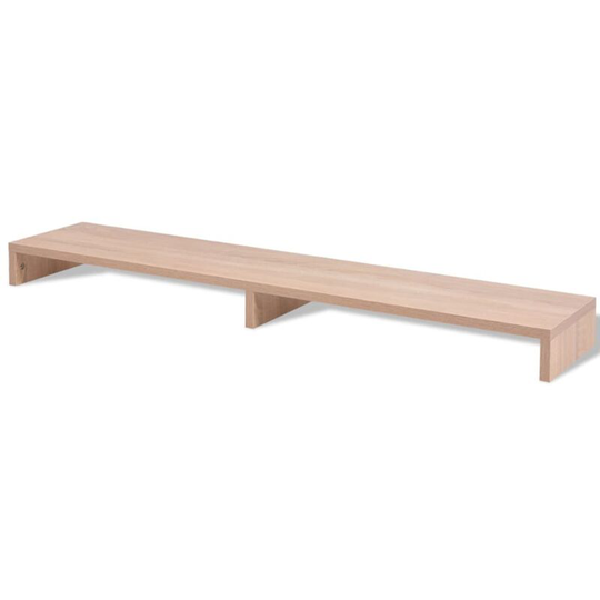 Monitor Stand Engineered Wood 118x23.5x9 cm Beige Vidaxl Beige