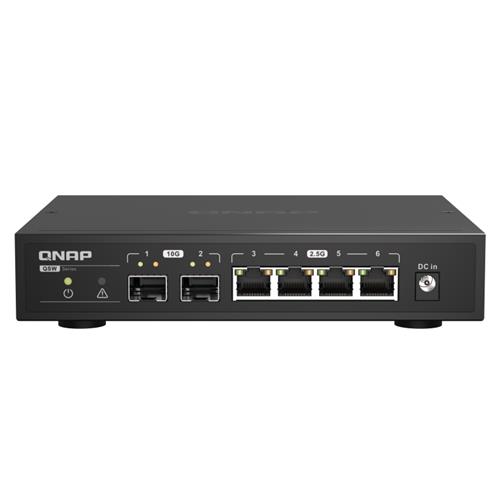QNAP QSW-2104-2S network switch Unmanaged 2.5G Ethernet Black