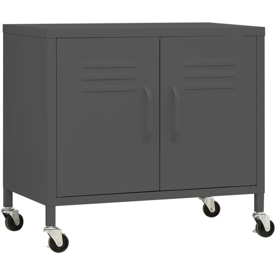 Storage Cabinet Anthracite 60x35x56 cm Steel Vidaxl Anthracite