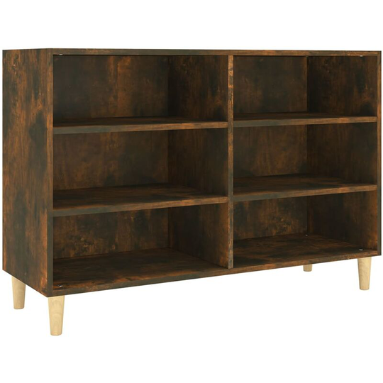 Sideboard Smoked Oak 103.5x35x70 cm Engineered Wood Vidaxl Brown