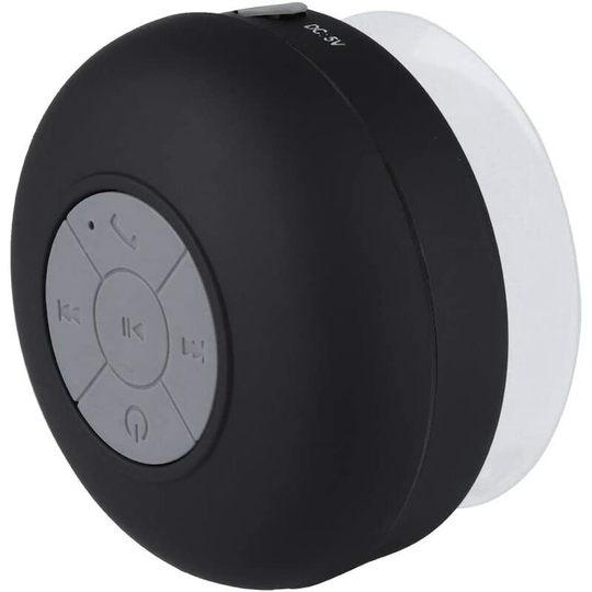 Osqi - Bluetooth Speaker Waterproof IP4 Wireless Portable Speaker Handsfree Built-in Microphone with Suction Cup for Cars, Bathrooms, Kitchens,