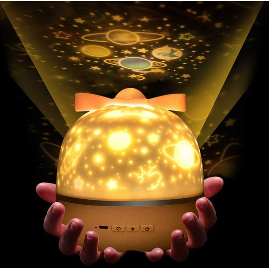 Kartokner - Star Night Light Projector, Children's Room Lights, 360 Degree Rotating Sky Projector, Multicolor Projector Lamp for Birthday Decorating