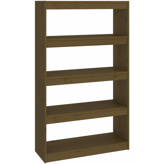 Book Cabinet/Room Divider Honey Brown 80x30x135.5 cm Wood Pine Vidaxl Brown