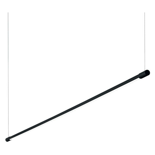 Ideal Lux LED Decorative Linear Integrated Pendant Light Black, 3000K