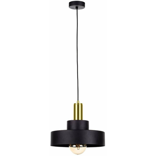 Keter Giza Dome Pendant Ceiling Light Black, Gold, 30cm, 1x E27