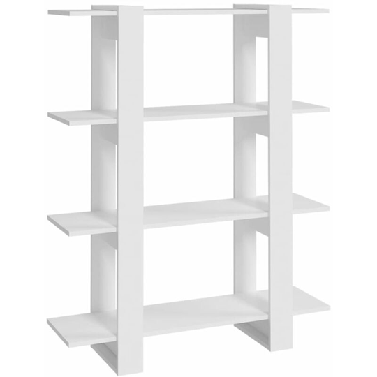 Book Cabinet/Room Divider White 100x30x123.5 cm vidaXL - White