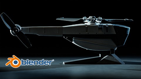 BLENDER: Learn how to create the military Black Hornet drone