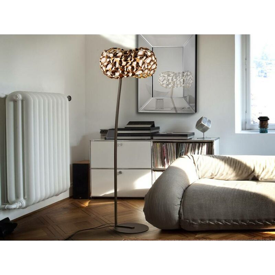 Schuller Narisa - 5 Light Floor Lamp Gold, Brown, G9