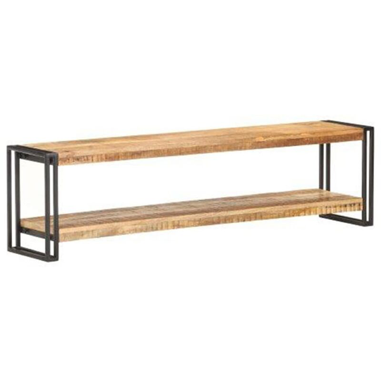 Vidaxl - tv Cabinet 150x30x40 cm Rough Mango Wood Brown